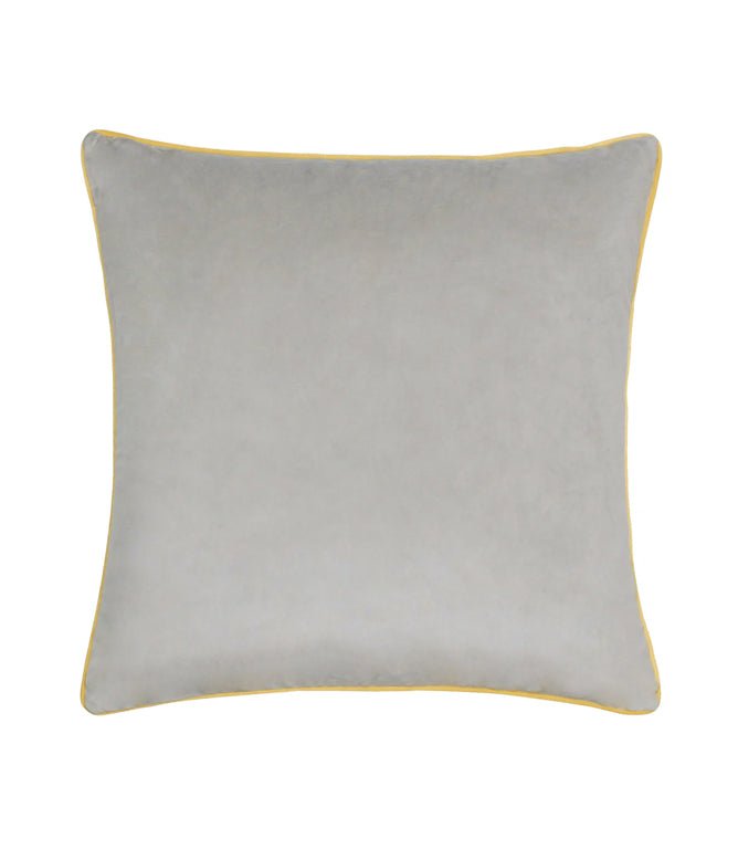 Meridian Dove / Cylon Velvet Cushion - Just Fabrics