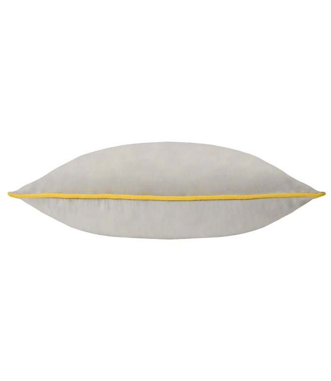 Meridian Dove / Cylon Velvet Cushion - Just Fabrics