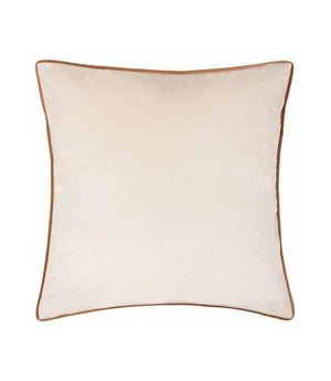 Meridian Ecru / Ginger Velvet Cushion