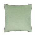 Meridian  Eucalyptus / Natural Velvet Cushion