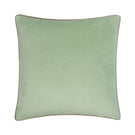 Meridian Eucalyptus / Natural Velvet Cushion - Just Fabrics