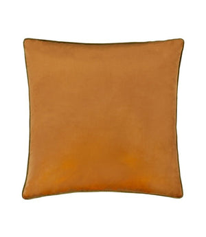Meridian Ginger / Olive Velvet Cushion