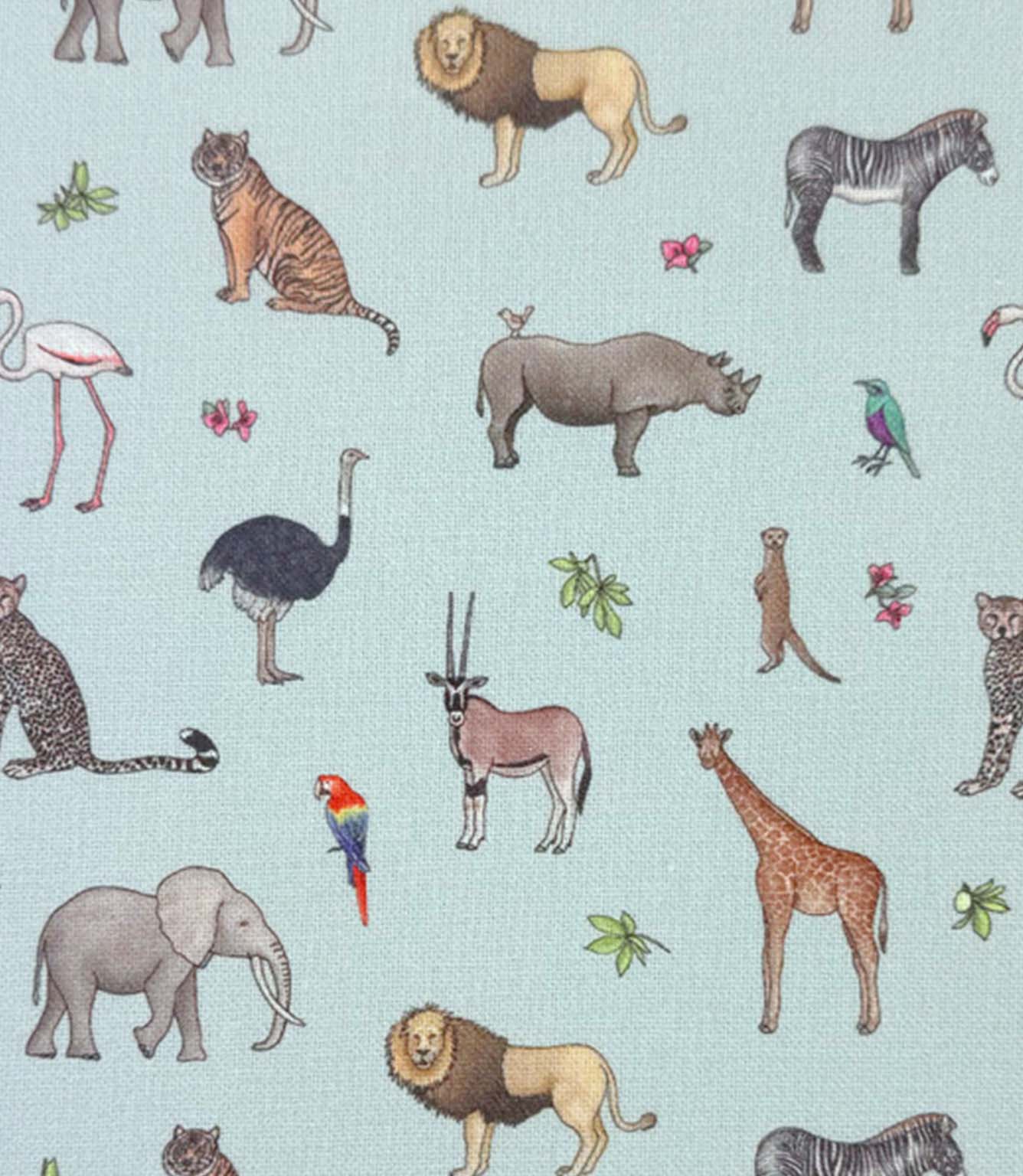 Safari Savanna Fabric / Duckegg