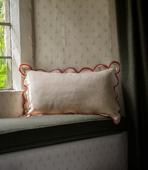 Scallop Cushion Rust