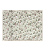 Forest Festivities Faux Fur Natural Throw