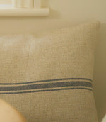 Small Carbis Bay 3 Stripe Cushion Blue