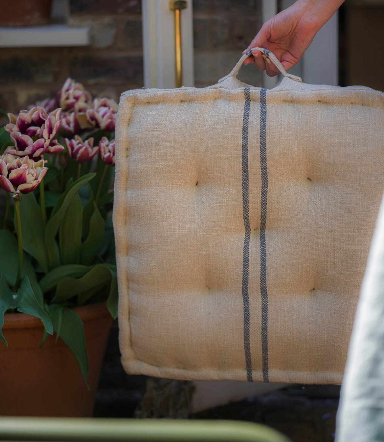 Timeless Linen Carry Seat Blue