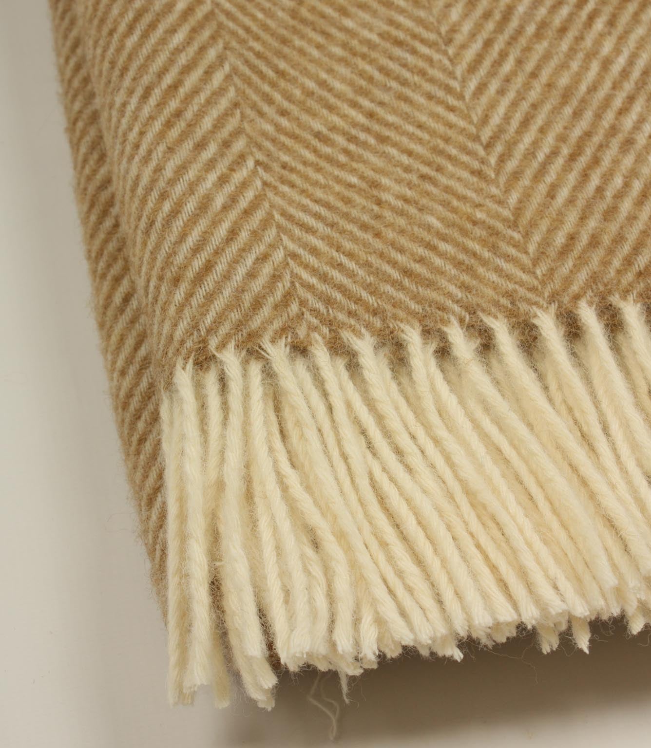 Herringbone Sage Throw