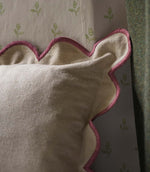 Scallop Cushion Pomegranate
