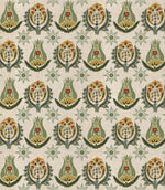 Talia designer fabric with small scale floral motif and intricate repeating pattern, suitable for curtains blinds cushions and upholstery