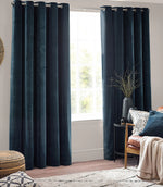 Heavy Chenille Fabric / Navy