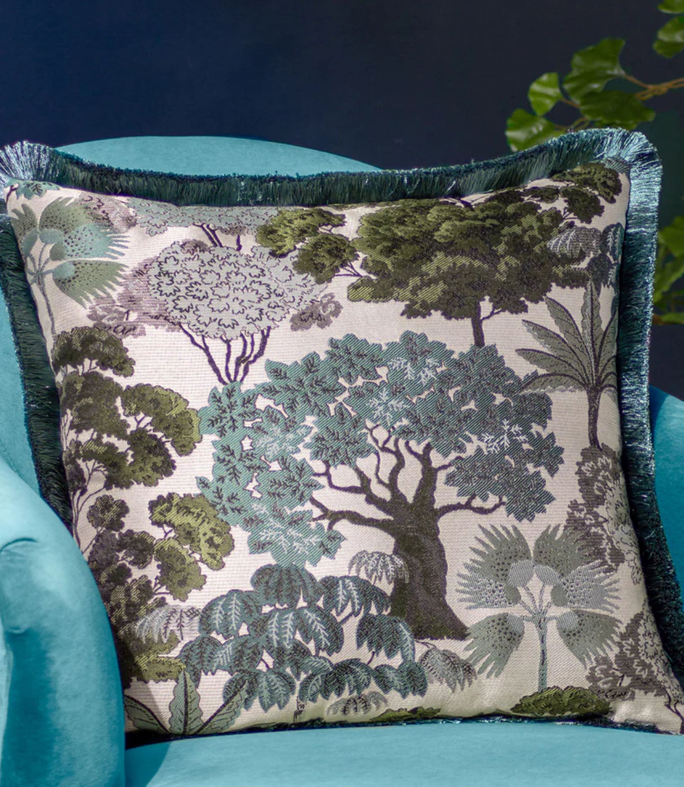 Woodlands Fabric / Green