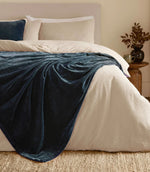 Heavy Chenille Fabric / Navy