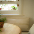Small Carbis Bay 3 Stripe Cushion Antique Cream