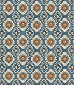 Maya designer fabric with small scale floral motif in a repeating pattern, suitable for curtains blinds cushions and upholstery