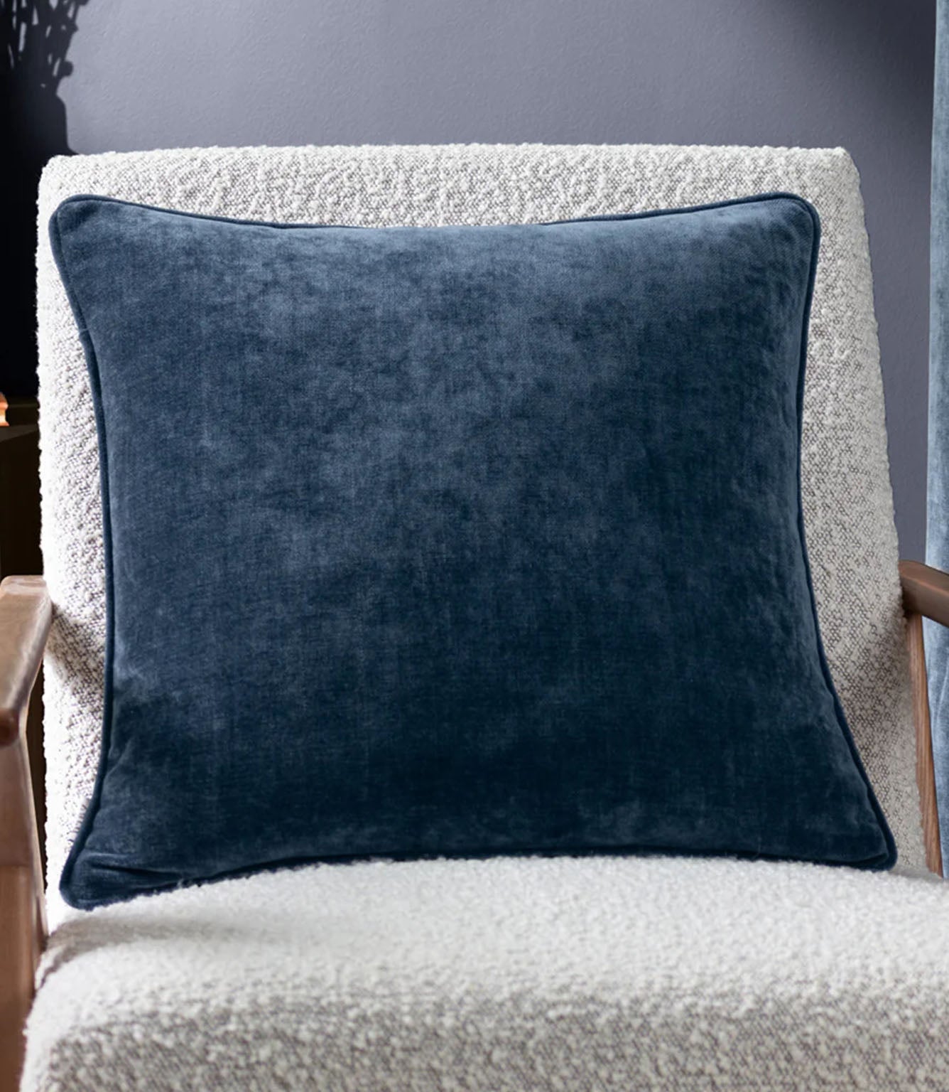 Heavy Chenille Fabric / Navy