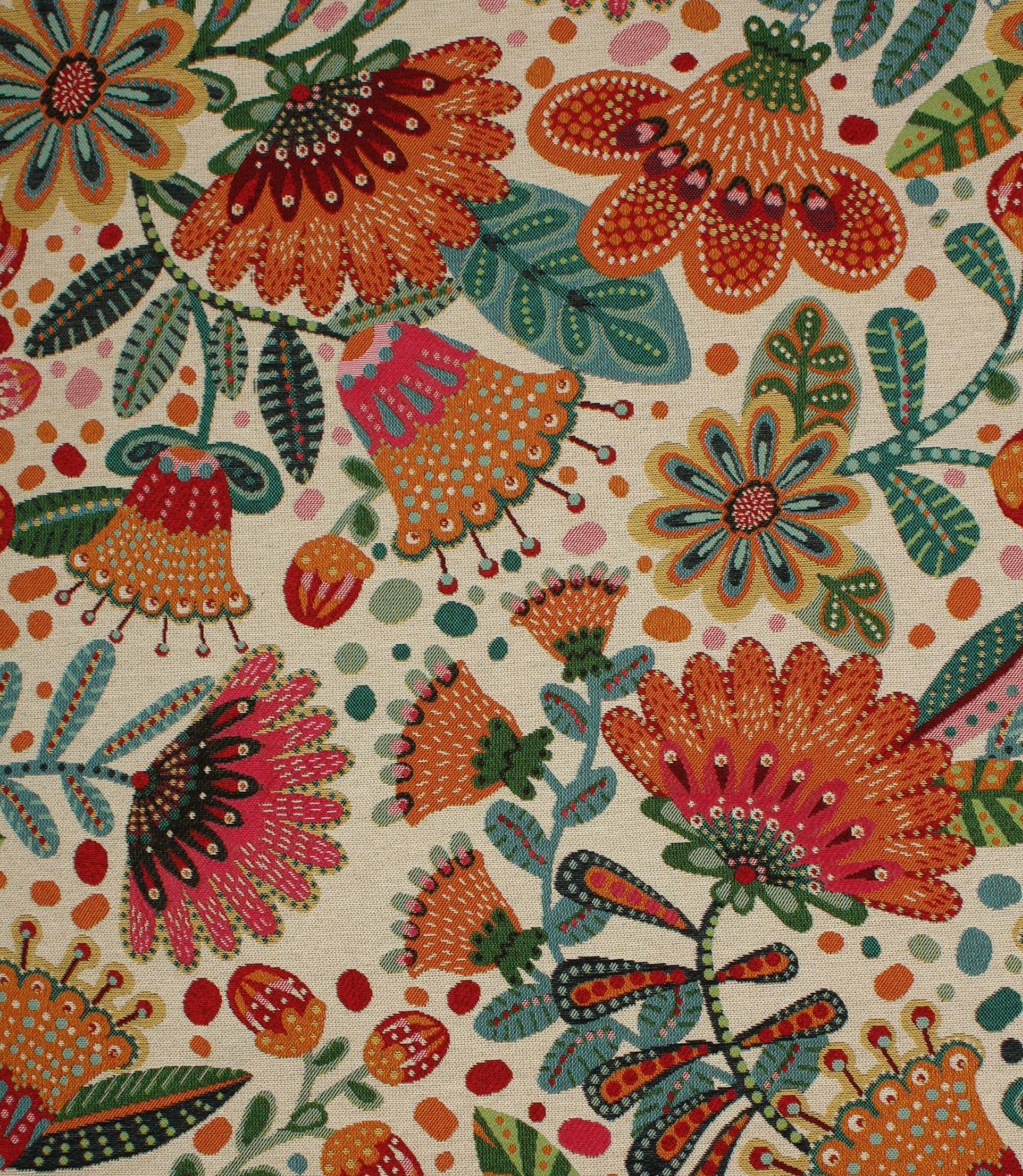 Boho Bloom Fabric / Multi