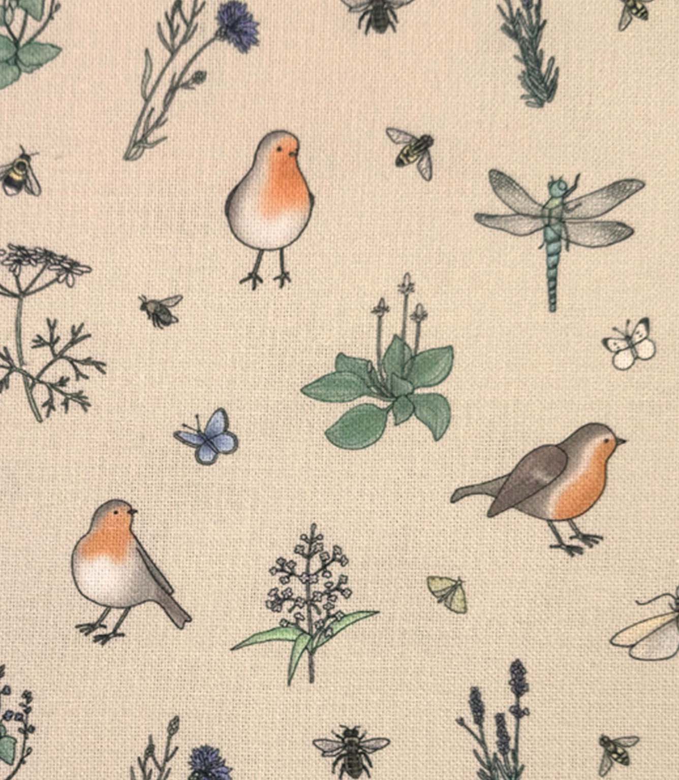 Whimsical Wildlife Fabric / Linen