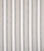 Woven stripe fabric with a mix of fine and broader vertical lines in soft grey tones on a light neutral background, creating a calm, balanced look with subtle texture and a gently tailored finish.