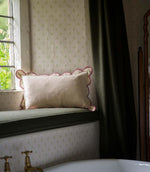 Scallop Cushion Pomegranate