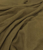 Antique Linen Fabric / Olive