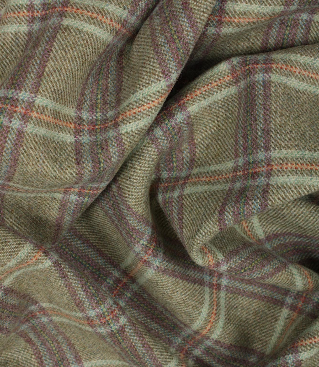 Newton Wool Fabric / Plum