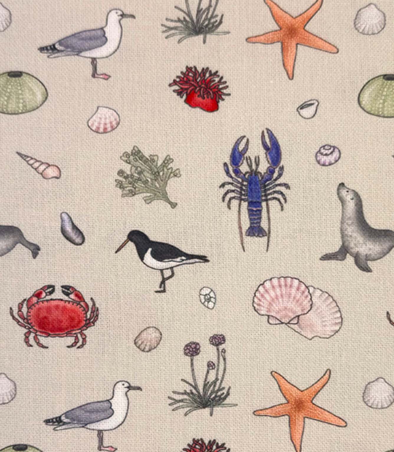 On The Seashore Fabric / Linen