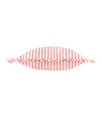 Millie Ruffle Pink Striped Outdoor Cushion