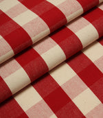 JF Gingham Fabric / Red