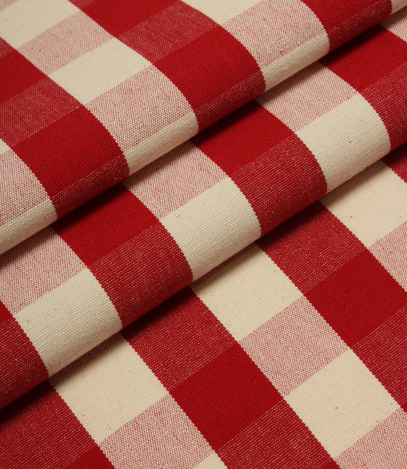 JF Gingham Fabric / Red