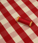 JF Gingham Fabric / Red