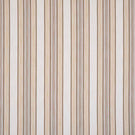 Woven stripe upholstery fabric in soft beige and neutral tones with fine linear detailing and subtle texture.