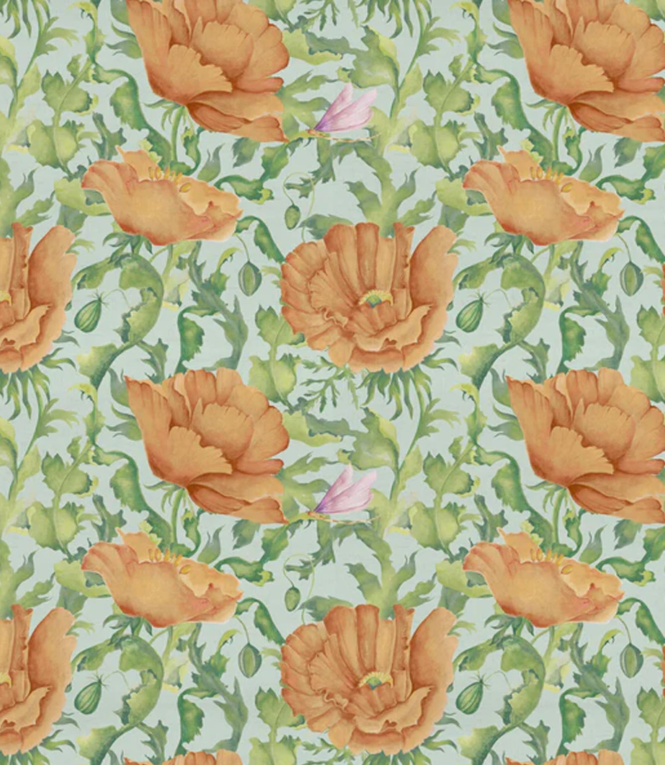 Valeria Fabric / Tangerine