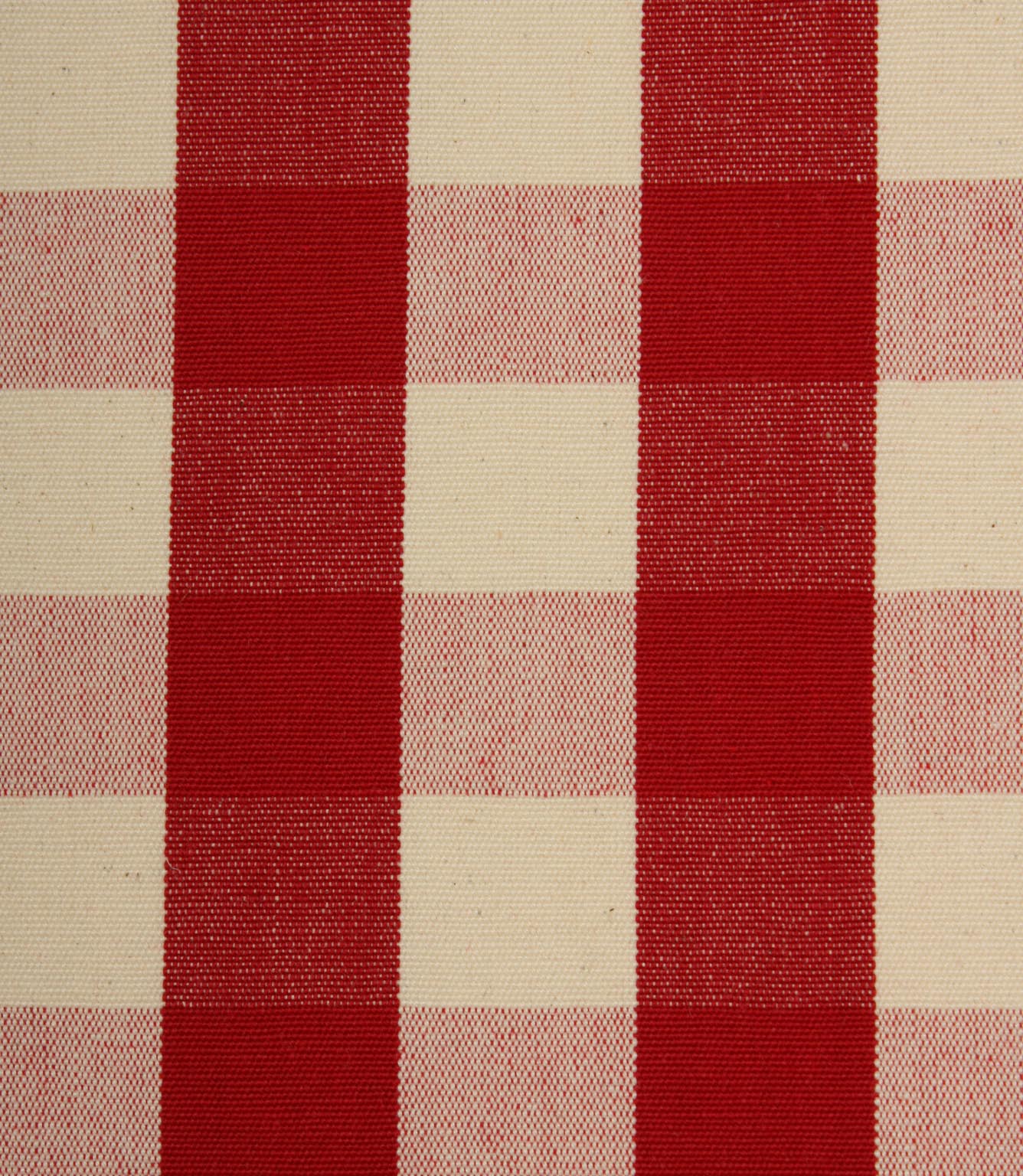 JF Gingham Fabric / Red