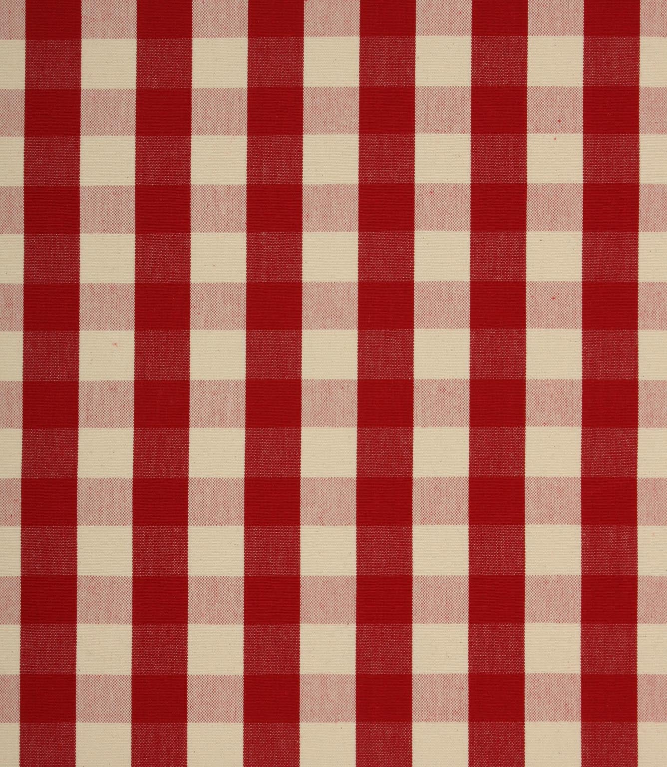 JF Gingham Fabric / Red