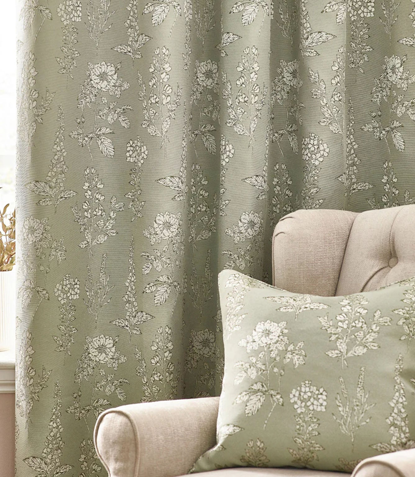 Sophia Fabric / Sage