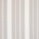 Woven stripe fabric with broad and fine vertical lines in soft grey and off-white tones on a light background, creating a calm, understated pattern with gentle texture.