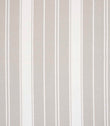 Woven stripe fabric with broad and fine vertical lines in soft grey and off-white tones on a light background, creating a calm, understated pattern with gentle texture.