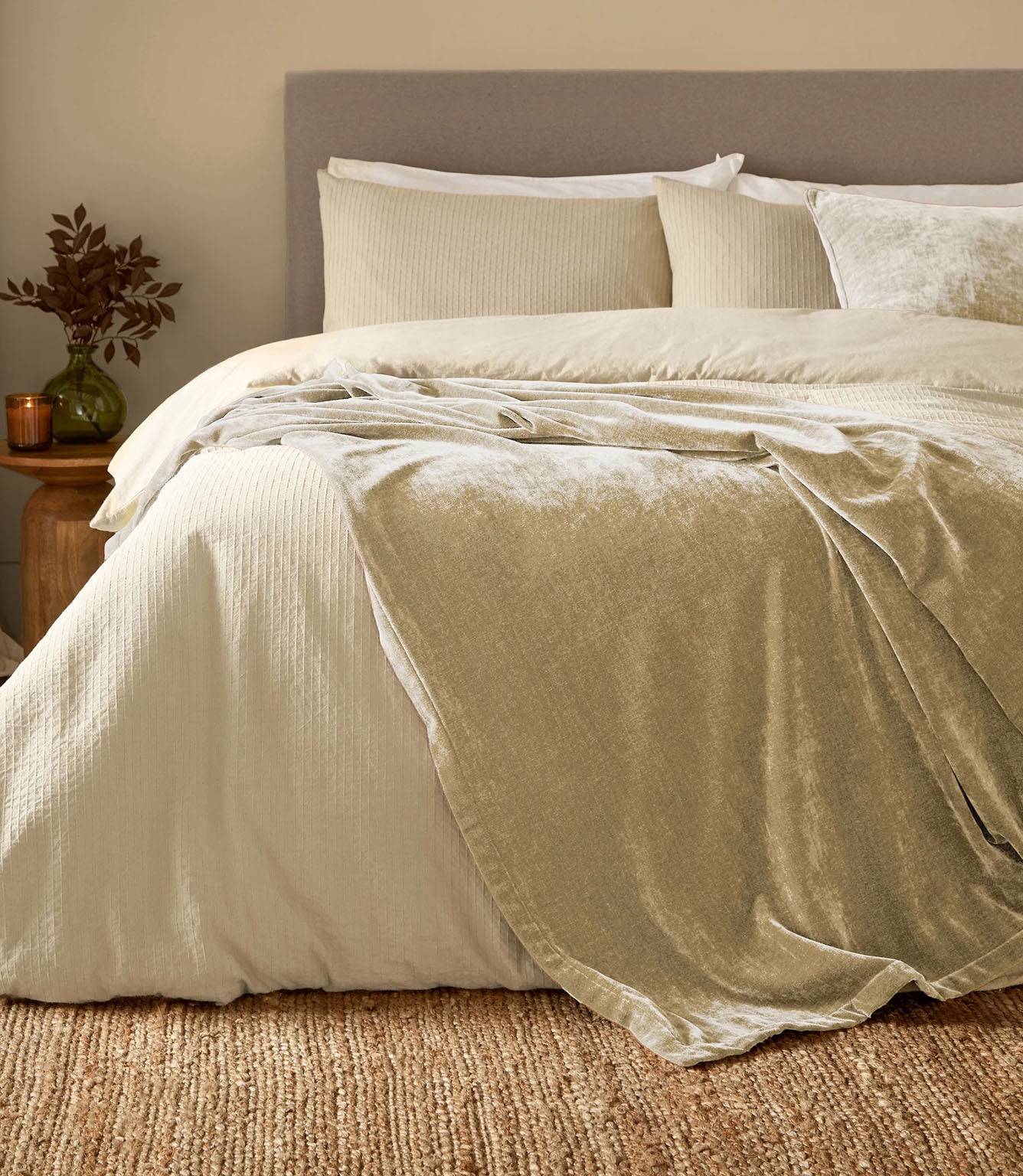 Heavy Chenille Fabric / Natural