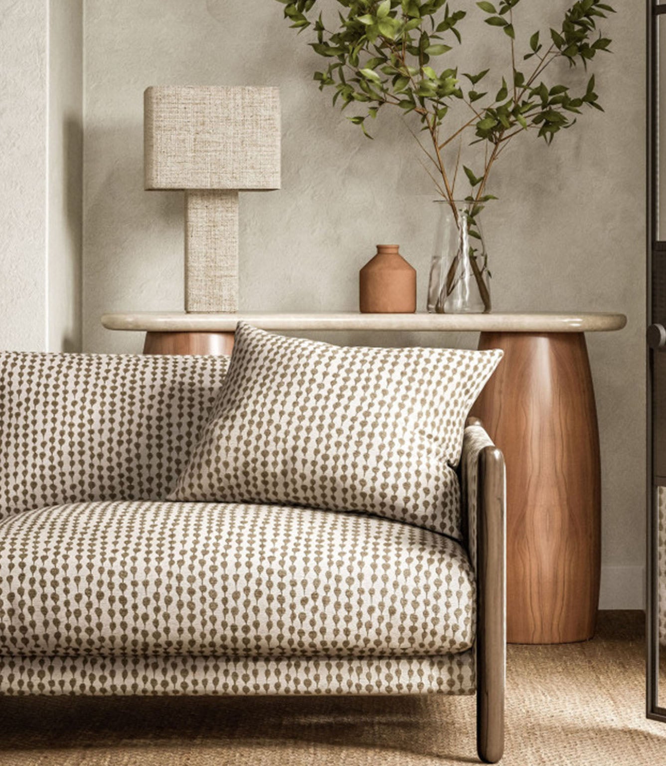 Sorrel Fabric / Pebble