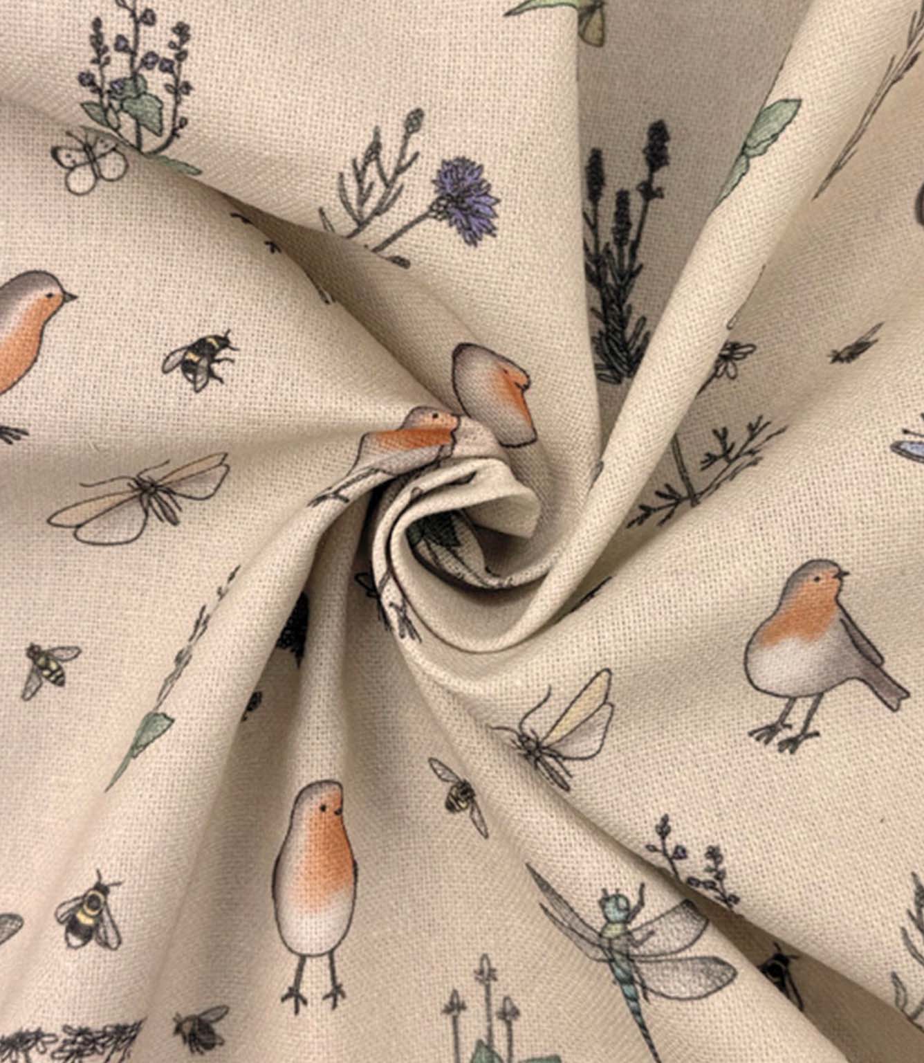 Whimsical Wildlife Fabric / Linen
