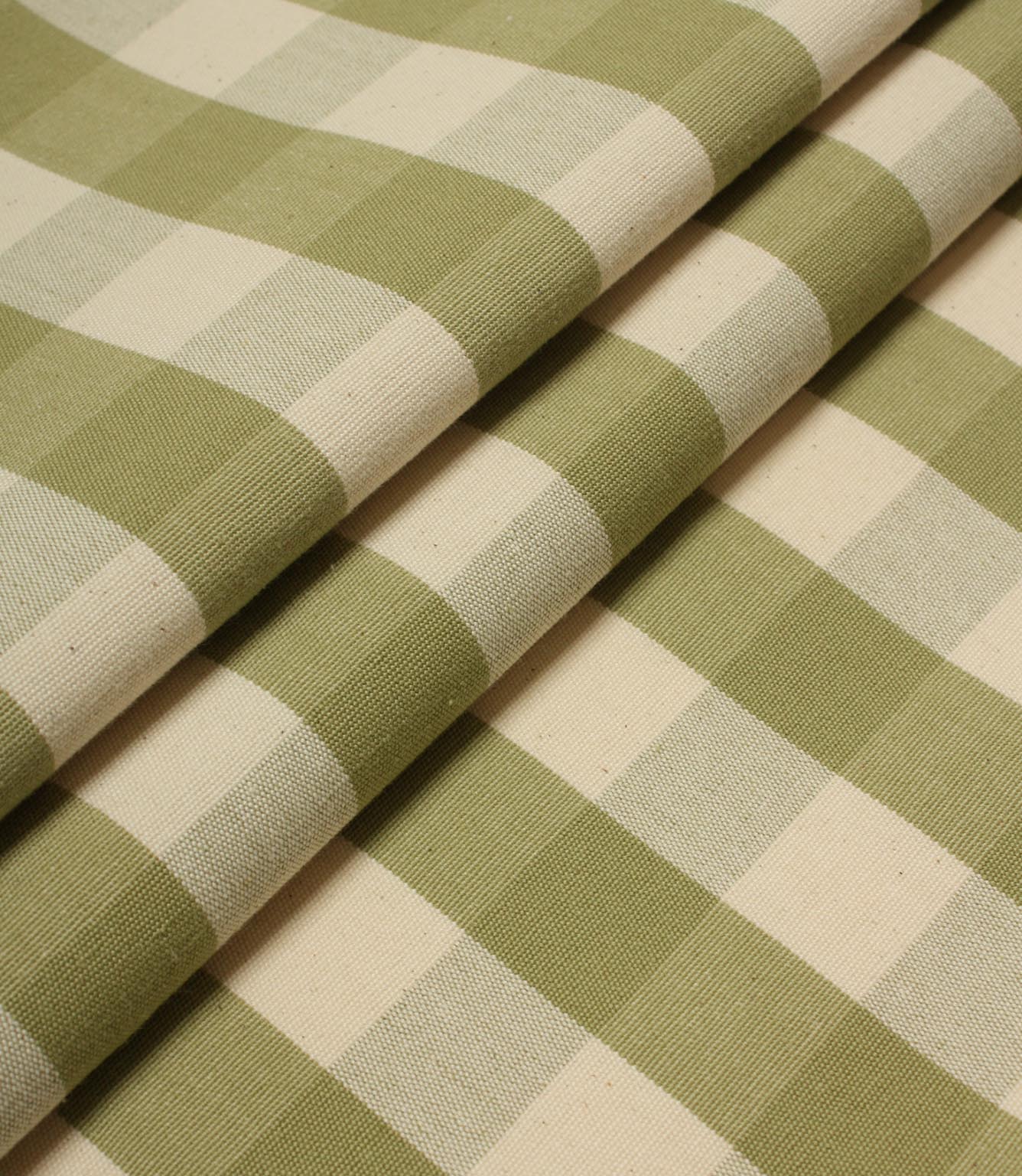 JF Gingham Fabric / Sage