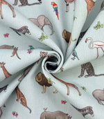 Safari Savanna Fabric / Duckegg