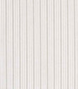 Woven stripe fabric with closely spaced vertical lines in soft grey tones on a pale background, offering a subtle, tonal design with a smooth, balanced appearance.