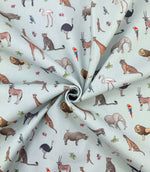 Safari Savanna Fabric / Duckegg