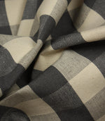 JF Gingham Fabric / Grey