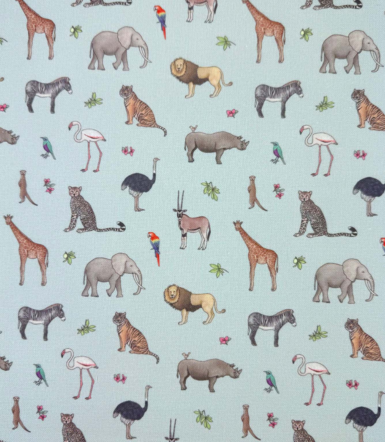 Safari Savanna Fabric / Duckegg