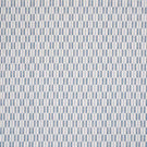 Contemporary upholstery fabric with a small-scale woven pattern of vertical blue stripes on a soft neutral ground.
