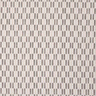 Contemporary upholstery fabric with a small-scale woven check pattern, featuring soft grey stripes on a neutral ground.