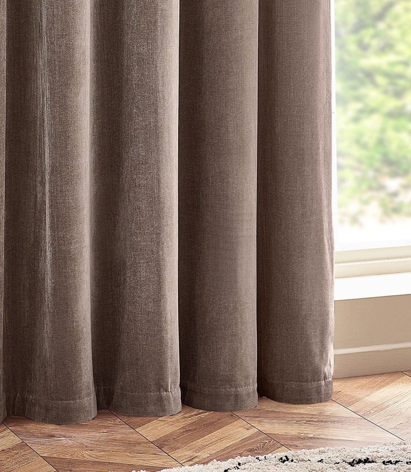 Heavy Chenille Fabric / Greige